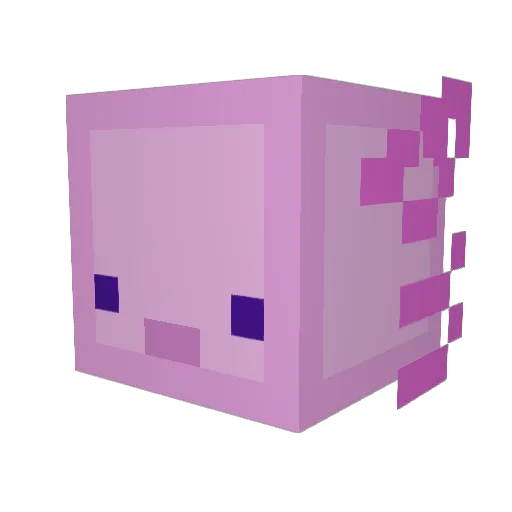 Rovice Minecraft avatar head, 3D render