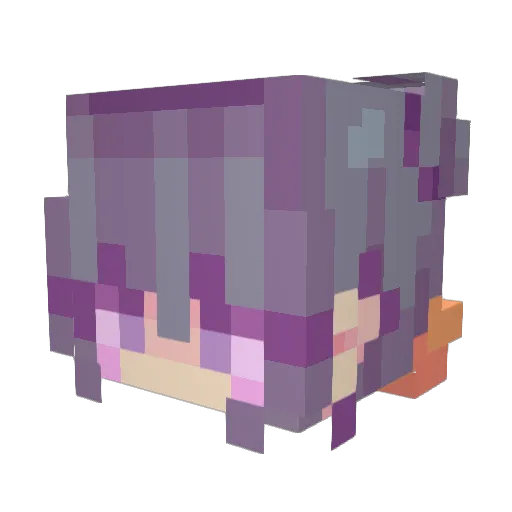 RowReaCal Minecraft avatar head, 3D render