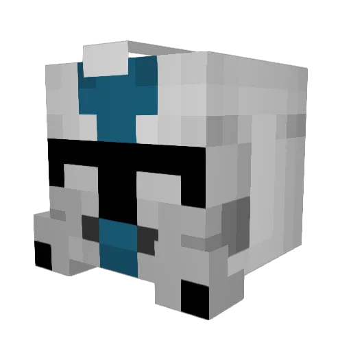 Rowan1233 Minecraft avatar head, 3D render