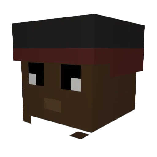 RowanHarland Minecraft avatar head, 3D render