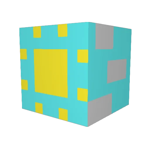 RowanMM Minecraft avatar head, 3D render