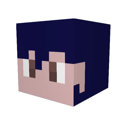 Rowanheart5 Minecraft avatar head, 3D render