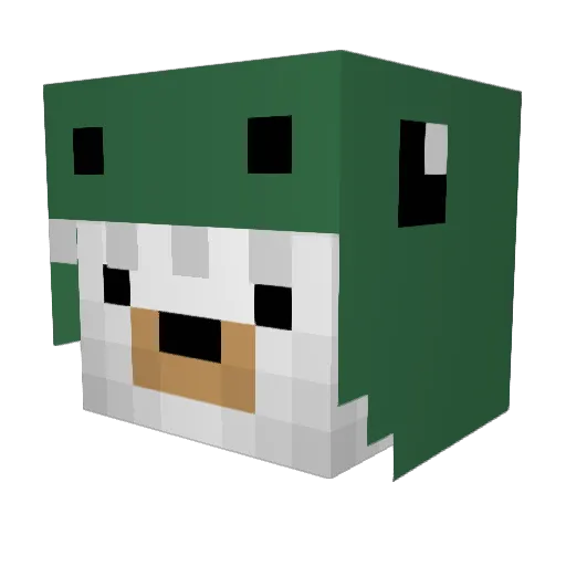 Rowanne03 Minecraft avatar head, 3D render