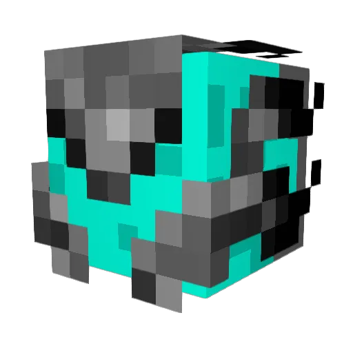 RowdyGoon Minecraft avatar head, 3D render