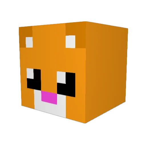RowdyOP Minecraft avatar head, 3D render