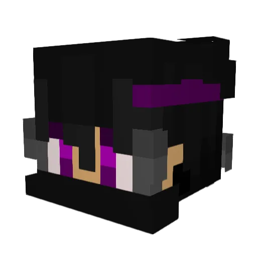 Rowdy_X Minecraft avatar head, 3D render