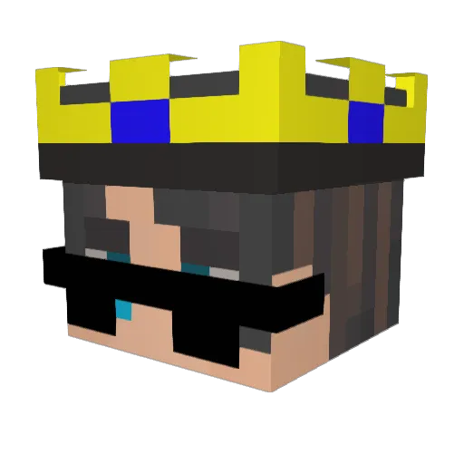 Rowen_0578 Minecraft avatar head, 3D render
