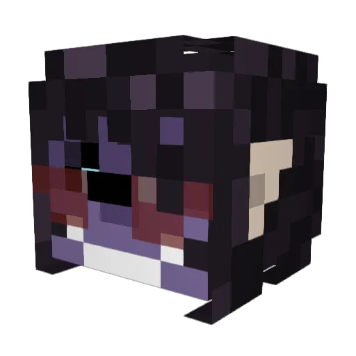 RowenaRavenclaw9 Minecraft avatar head, 3D render