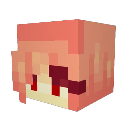 Rowena_macleod Minecraft avatar head, 3D render