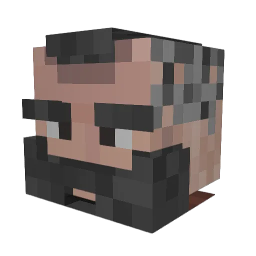 Rowsb4Hoes Minecraft avatar head, 3D render