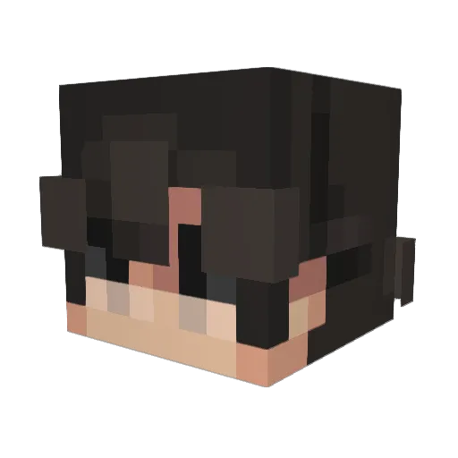Rowzy225 Minecraft avatar head, 3D render