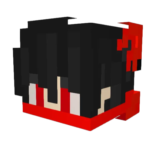 RoxWarrior_ Minecraft avatar head, 3D render