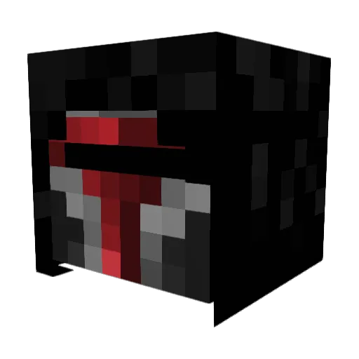 RoxasPrime Minecraft avatar head, 3D render