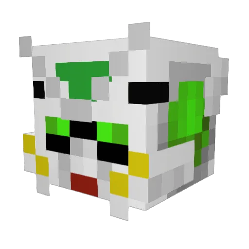 RoxasX1 Minecraft avatar head, 3D render