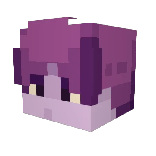 Roxi_229 Minecraft avatar head, 3D render