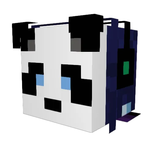 Roxik99 Minecraft avatar head, 3D render