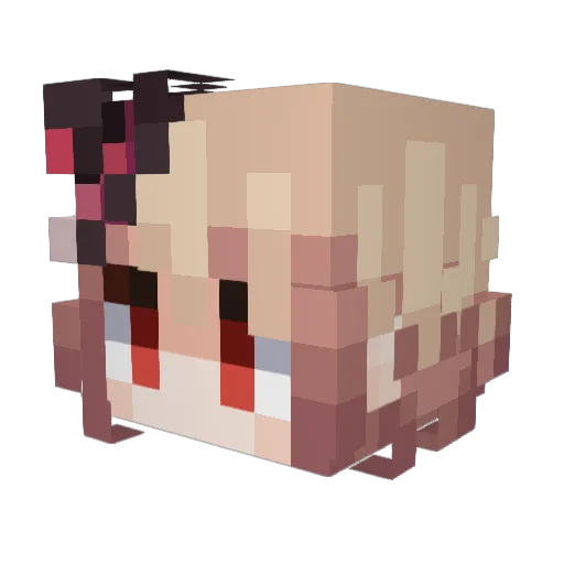 Minecraft-Avatar von Roxinityz: Kopf als 3D-Render