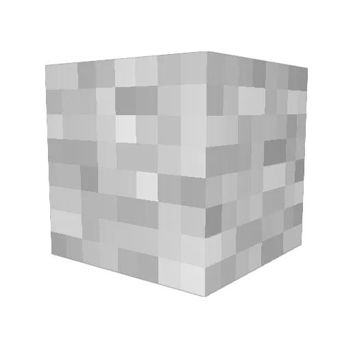 Roxnd Minecraft avatar head, 3D render