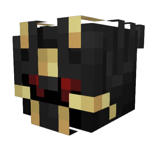 RoxoraXenoa Minecraft avatar head, 3D render