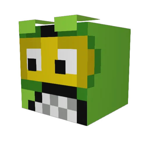 RoyLothbrok Minecraft avatar head, 3D render