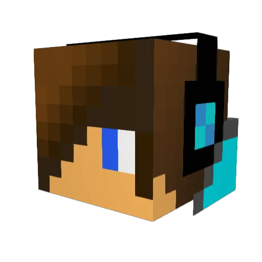 RoyMarzea Minecraft avatar head, 3D render