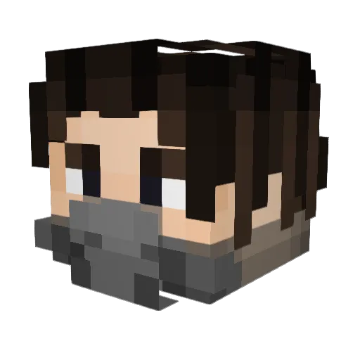 RoySnow01 Minecraft avatar head, 3D render