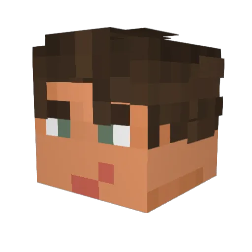Roy_Code14 Minecraft avatar head, 3D render