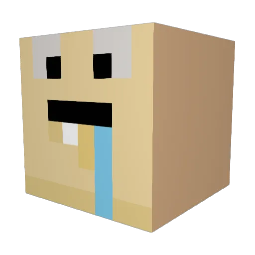 Roy_boom2002 Minecraft avatar head, 3D render