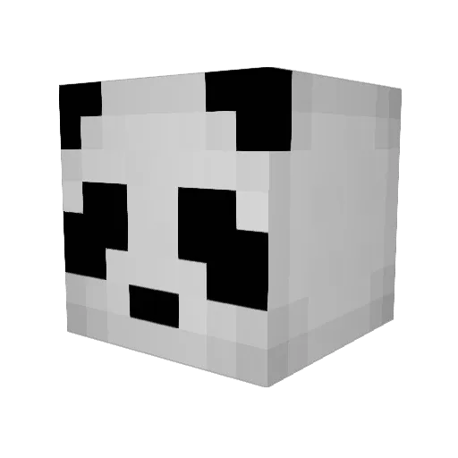 Royal654 Minecraft avatar head, 3D render