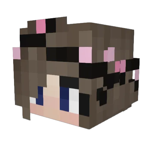 RoyalArcher Minecraft avatar head, 3D render