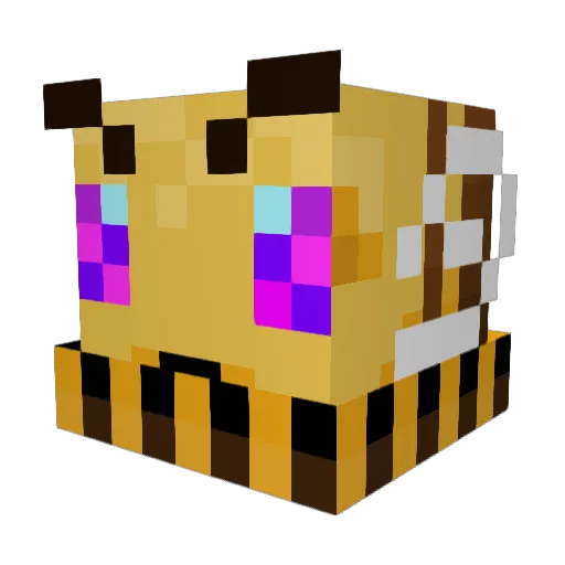 RoyalB335 Minecraft avatar head, 3D render