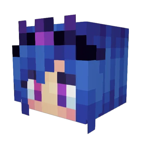 RoyalBlood33 Minecraft avatar head, 3D render