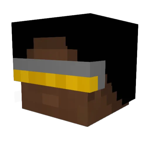 RoyalDonut Minecraft avatar head, 3D render
