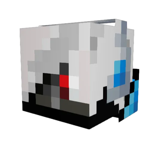 RoyalGamer_HD Minecraft avatar head, 3D render