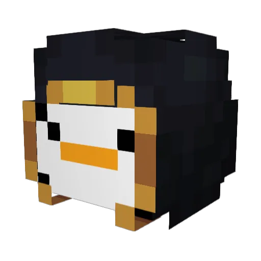 RoyalGoose_508 Minecraft avatar head, 3D render