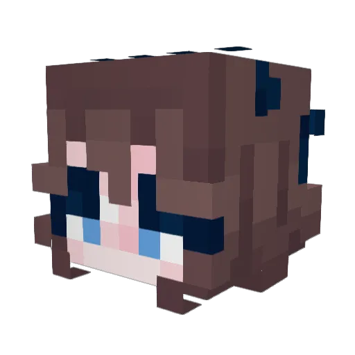 RoyalGrace2420 Minecraft avatar head, 3D render