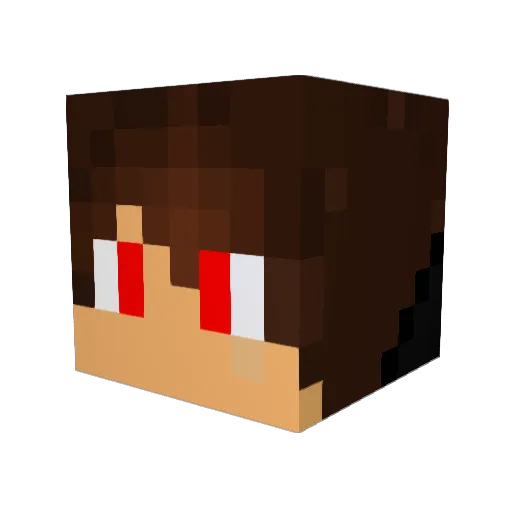RoyalGraphX Minecraft avatar head, 3D render