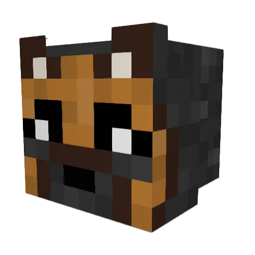 RoyalGuard592 Minecraft avatar head, 3D render