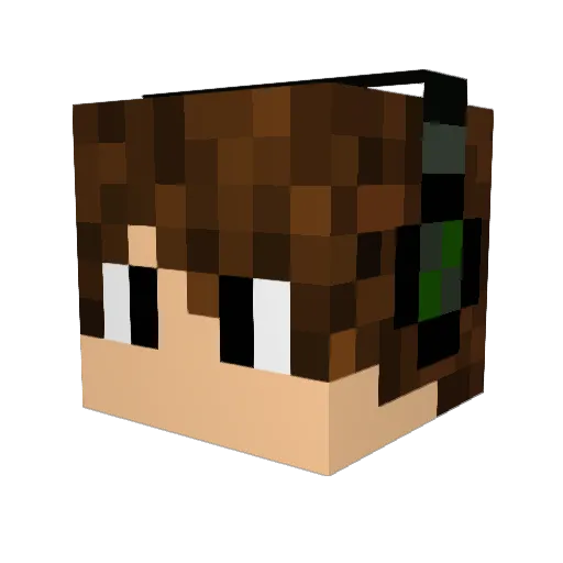 RoyalLionPVP Minecraft avatar head, 3D render