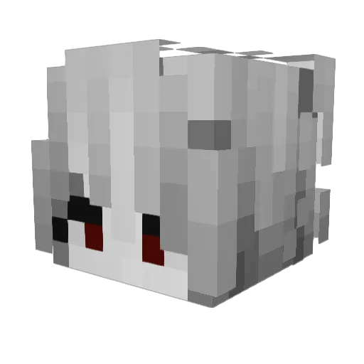 RoyalMSG Minecraft avatar head, 3D render