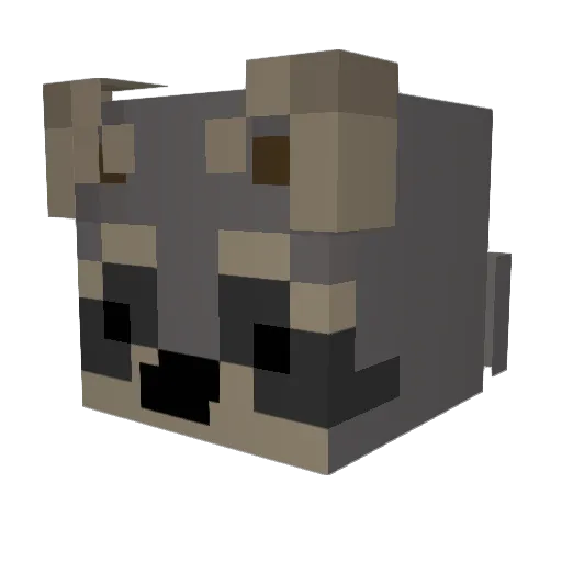 RoyalNe232 Minecraft avatar head, 3D render