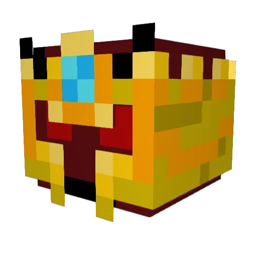 RoyalServant10 Minecraft avatar head, 3D render