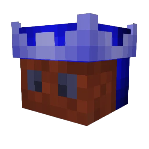 RoyalTeeJay Minecraft avatar head, 3D render