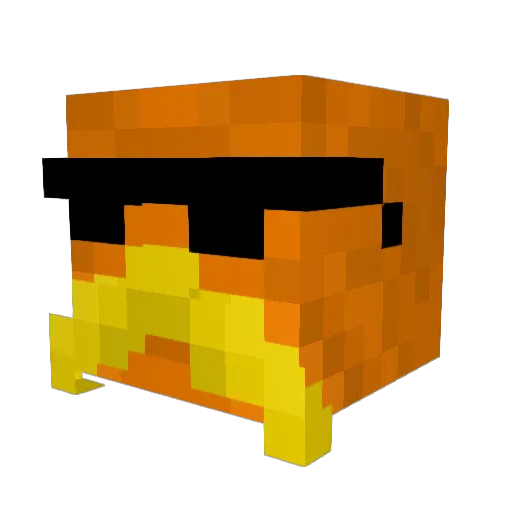 RoyalZombiehuntr Minecraft avatar head, 3D render