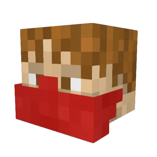 Royal_Andromeda Minecraft avatar head, 3D render