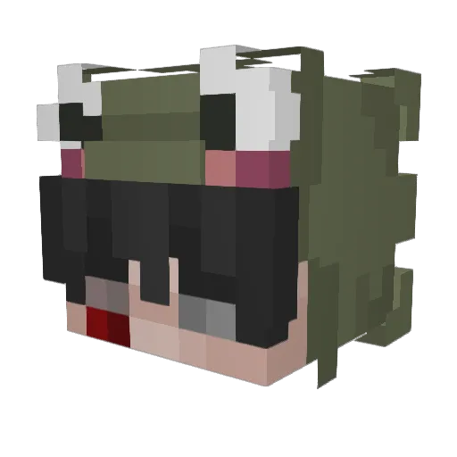 Royal_Paris Minecraft avatar head, 3D render