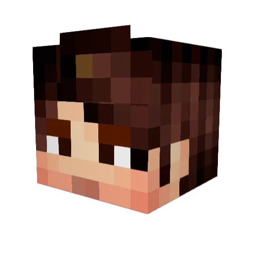 Royal_Skunk Minecraft avatar head, 3D render