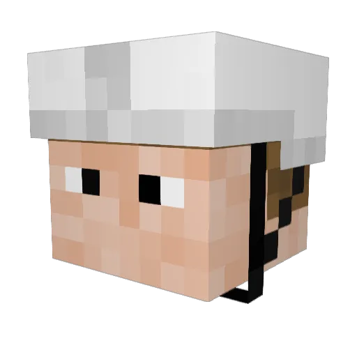 Royal_Tea Minecraft avatar head, 3D render