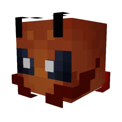 Royalito02 Minecraft avatar head, 3D render
