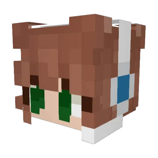 Royallydead57 Minecraft avatar head, 3D render